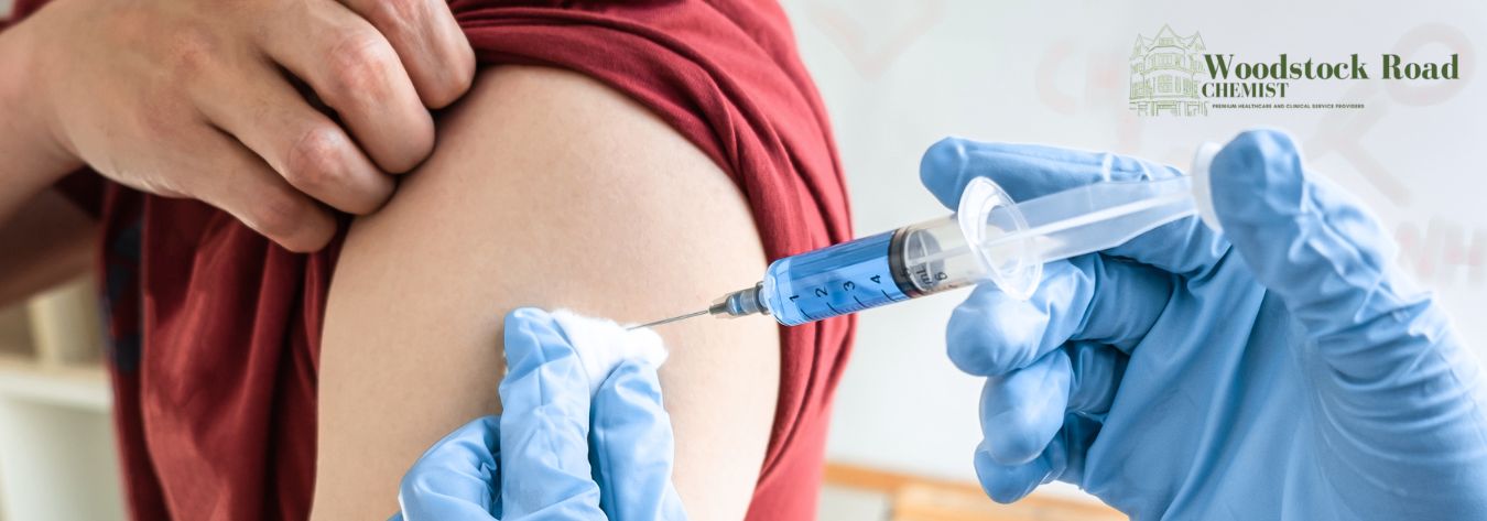 Flu jab administered
